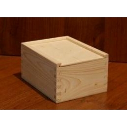Pudełko 14x10,5x7cm  ,  zasuwane, pudełko drewniane 14x10,5x7
